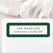 Klassieke Pset EDITABLE COLOR Vakantie-adreslabel Etiket (Insitu)