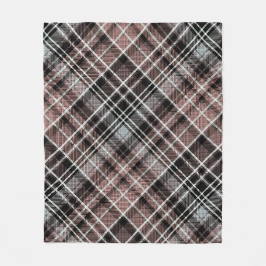 Klassieke Pset Tartan Fleece Deken (Voorkant)