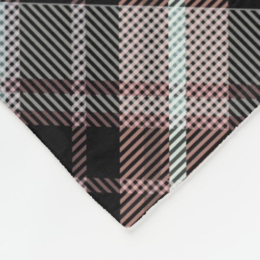 Klassieke Pset Tartan Fleece Deken (Hoek)