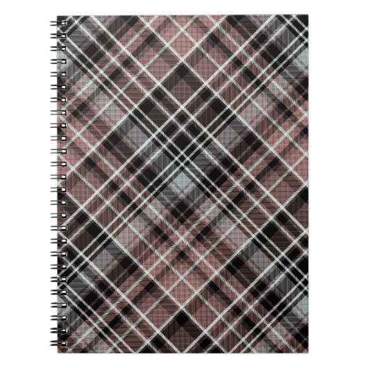 Klassieke Pset Tartan Notitieboek (Voorkant)