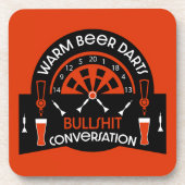 Klassieke pub darts bier onderzetter (Voorkant)
