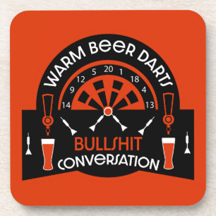 Klassieke pub darts bier onderzetter