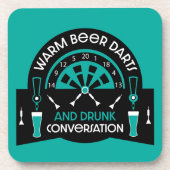 Klassieke pub darts bier onderzetter (Voorkant)