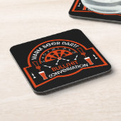 Klassieke pub darts bier onderzetter (Linkerzijde)