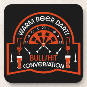 Klassieke pub darts bier onderzetter