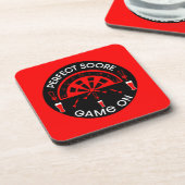 Klassieke pub darts bier onderzetter (Linkerzijde)