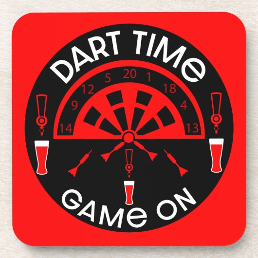 Klassieke pub darts bier onderzetter (Voorkant)