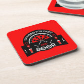 Klassieke pub darts bier onderzetter (Linkerzijde)