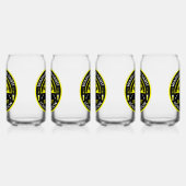 Klassieke pub darts blikvorm glas (Rechts)