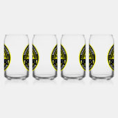 Klassieke pub darts blikvorm glas (Links)