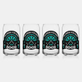 Klassieke pub darts blikvorm glas (Achterkant)