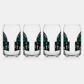 Klassieke pub darts blikvorm glas (Links)