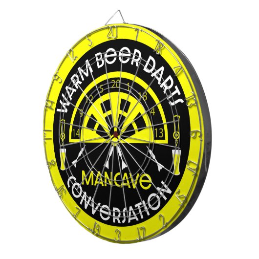 Klassieke pub darts dartbord (Voorkant Rechts)