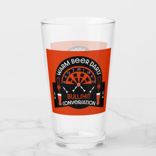 Klassieke pub darts glas (Achterkant)