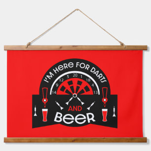 Klassieke pub darts hangend wandkleed