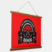 Klassieke pub darts hangend wandkleed (Gebogen)