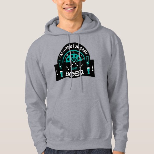 Klassieke pub darts hoodie (Voorkant)