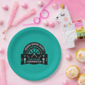 Klassieke pub darts papieren bordje (Feest)