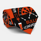 Klassieke pub darts stropdas (Opgerold)