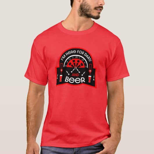 Klassieke pub darts t-shirt (Voorkant)