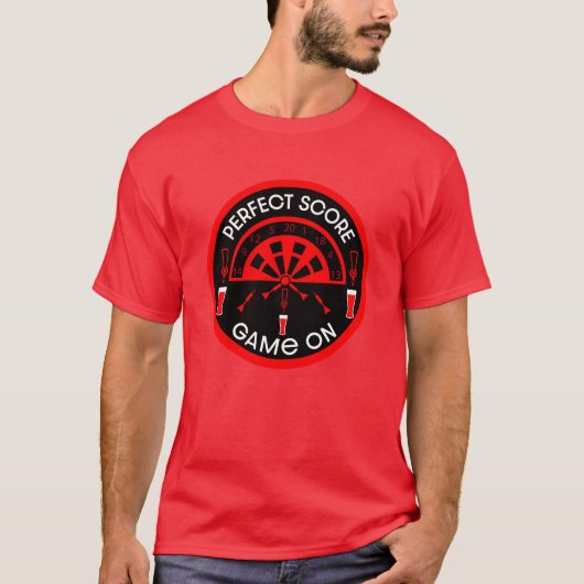 Klassieke pub darts t-shirt (Voorkant)