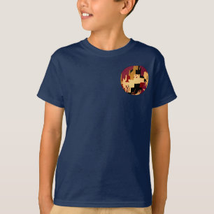 Klassieke Pueblo's van het Zuidwesten WPA-posterar T-shirt