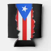 Klassieke Puerto Ricaanse vlag Blikjeskoeler (Voorkant)