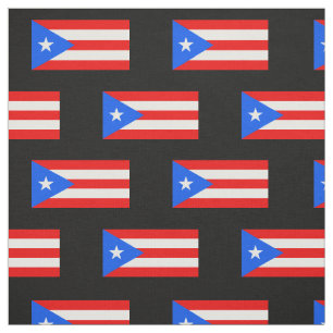 Klassieke Puerto Ricaanse vlag Stof