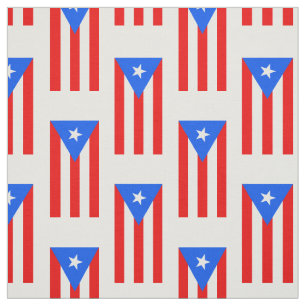 Klassieke Puerto Ricaanse vlag Stof