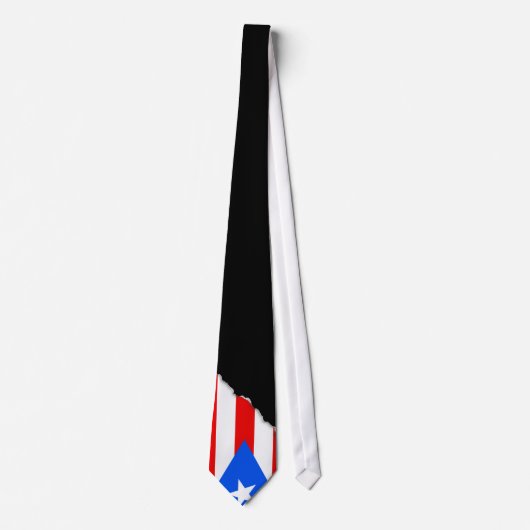 Klassieke Puerto Ricaanse vlag Stropdas (Voorkant)