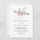 Klassieke puine roze roze roze oranje bridal lionc kaart (Voorkant)