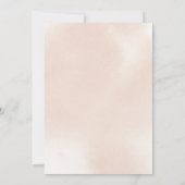 Klassieke puine roze roze roze rozenbeestpartij kaart (Achterkant)