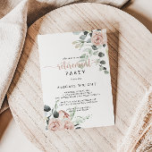 Klassieke puine roze roze roze rozenbeestpartij kaart