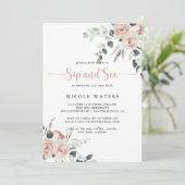 Klassieke puine roze roze roze sinaasappel kaart (Staand voorkant)