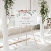 Klassieke puinroze roze roze brander welkom voor b poster