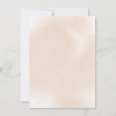 Klassieke puinroze roze roze bruiloft save the date (Achterkant)