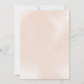 Klassieke puinroze roze roze roze brachelorette kaart (Achterkant)