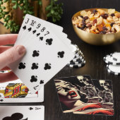 Klassieke Pulp Horror Vrouw Pokerkaarten (Insitu)