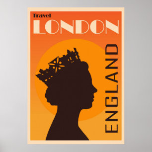 Klassieke Queen Elizabeth kunstwerken Poster