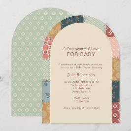 Klassieke Quilt Baby Shower Kaart