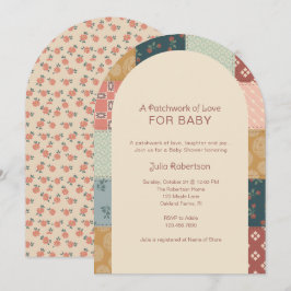 Klassieke Quilt Baby Shower Kaart