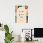 Klassieke Quilt Baby Shower Poster (Thuiskantoor)