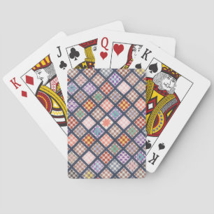 Klassieke quiltblokken kunst speelkaarten