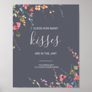Klassieke raad hoeveel Vrijgezellenfeest Kisses Ga Poster