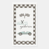 Klassieke raceauto  servet (Voorkant)