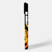 Klassieke Racing Flames Decor op a Case-Mate iPhone Case (Achterkant / Links)
