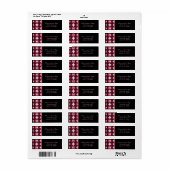 Klassieke Radiance Return-adreslabels Etiket (Full Sheet)