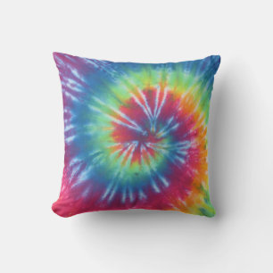 Klassieke Rainbow Swirl Tie Dye American MoJo Pill Kussen