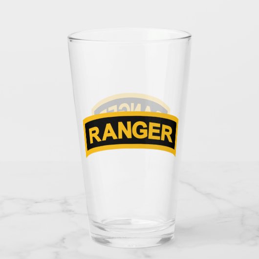 Klassieke Ranger Tab Beer Glass Glas (Achterkant)