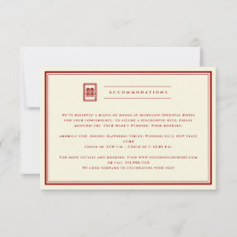 Klassieke rechthoek dubbel geluk Chinees huwelijk Kaart